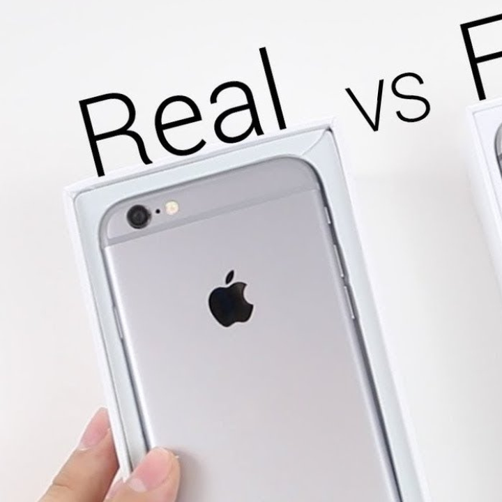 Fake iphone real iphone